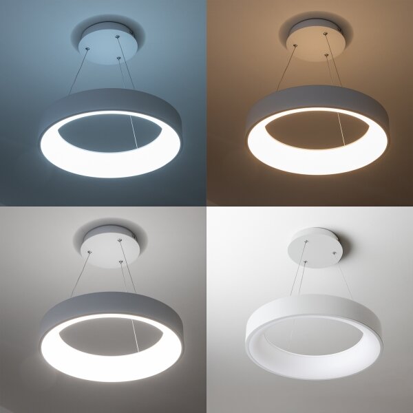 Brilagi - Lampadario LED dimmerabile a sospensione con cavo LED/40W/230V 3000-6500K bianco + telecomando