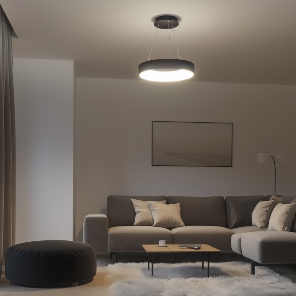 Brilagi - Lampadario dimmerabile a cavo FALCON LED/80W/230V 3000-6500K + telecomando