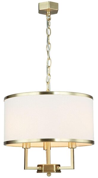 Open Design OR80223 - Lampadario a catena CASA 3xE14/12W/230V crema/ottone