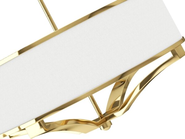 Open Design OR84825 - Lampadario a stelo GERDO 4xE27/12W/230V oro/bianco