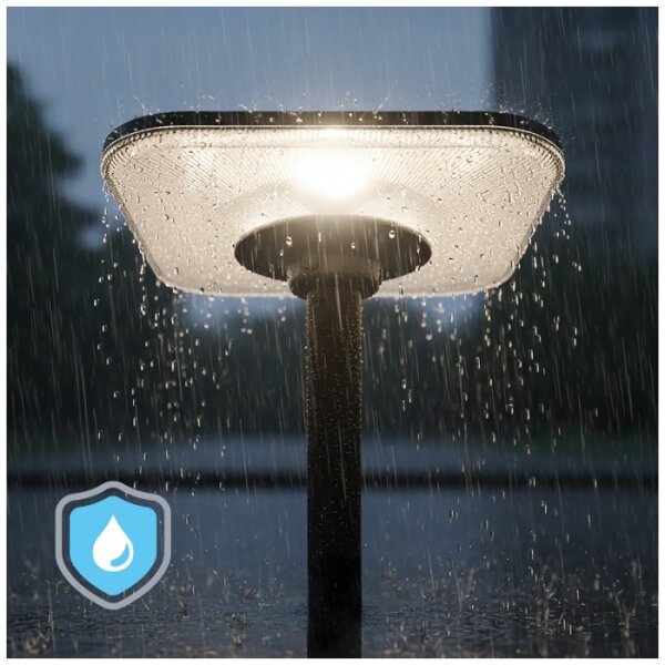Lampione stradale solare a LED con sensore SOLSUMI LED/25W/3,2V IP54 24000 mAh + telecomando