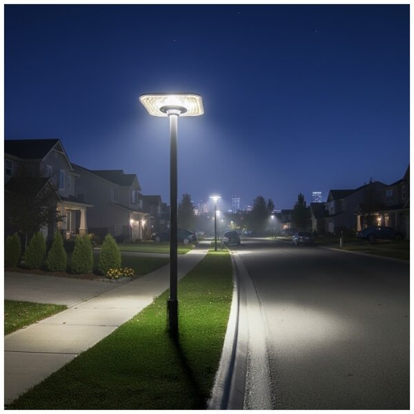 Lampione stradale solare a LED con sensore SOLSUMI LED/25W/3,2V IP54 24000 mAh + telecomando