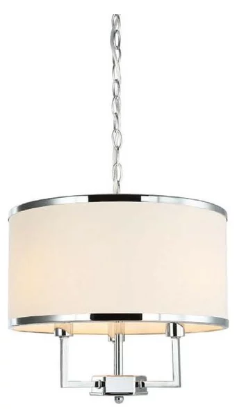 Open Design OR80209 - Lampadario a catena CASA 3xE14/12W/230V crema/cromo lucido
