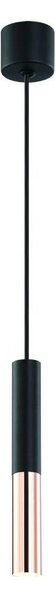 Open Design OR80827 - Lampada a sospensione su cavo SLIMI 1xG9/3,5W/230V nero/oro rosa