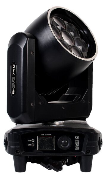 Testa mobile motorizzata Led Bee Eye Sophie 280W (7x40W) RGBW DMX in Flight case baule da 4 pezzi Wisdom