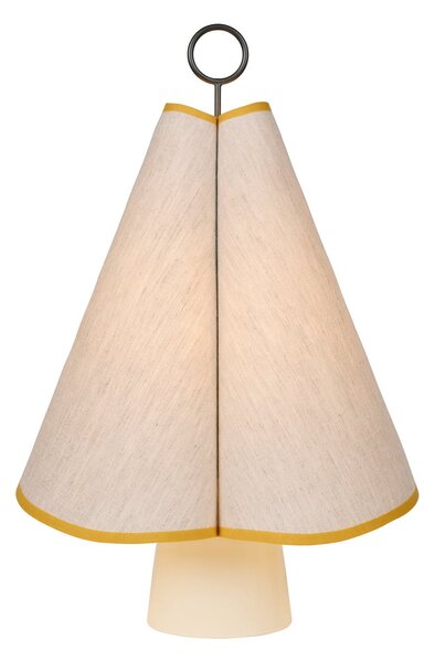 Lampade da tavolo GUBI, Hornbæk, dimmerabile, Beige, Soggiorno, Tessuto / Tessile, Design