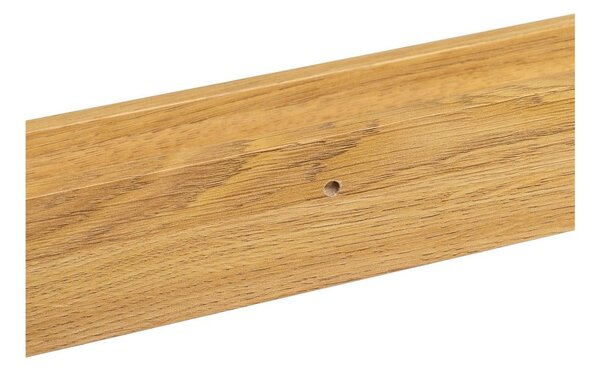 Mensola per quadri in rovere decorato in colore naturale 100 cm - Casa Selección