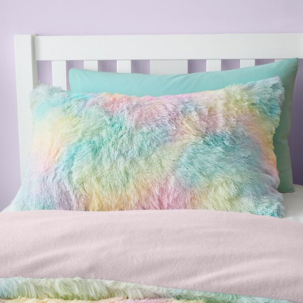 Biancheria da letto singola per bambini in microplush 135x200 cm Rainbow Cuddly - Catherine Lansfield
