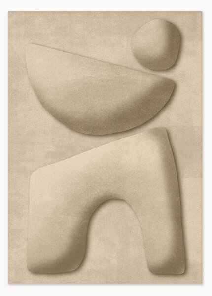 Quadro con cornice in legno di pino Texture