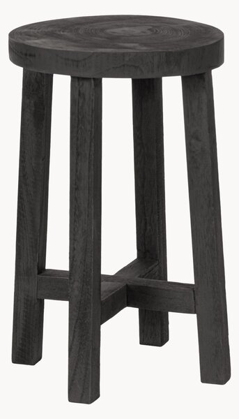 Set di 2 tavolini rotondi in legno di paulownia Yako