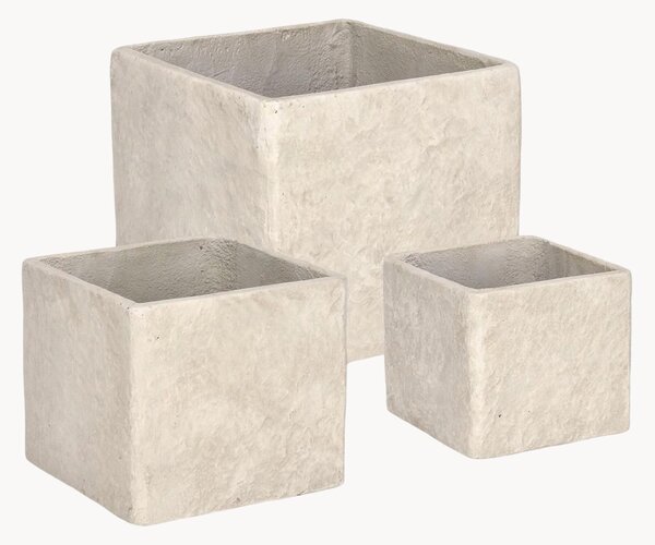 Set di 3 vasi da esterno fatti a mano Meili