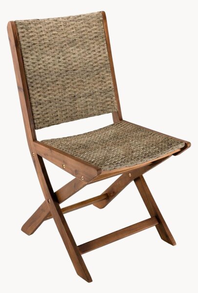 Set di 2 poltroncine da giardino in legno di acacia Rotino