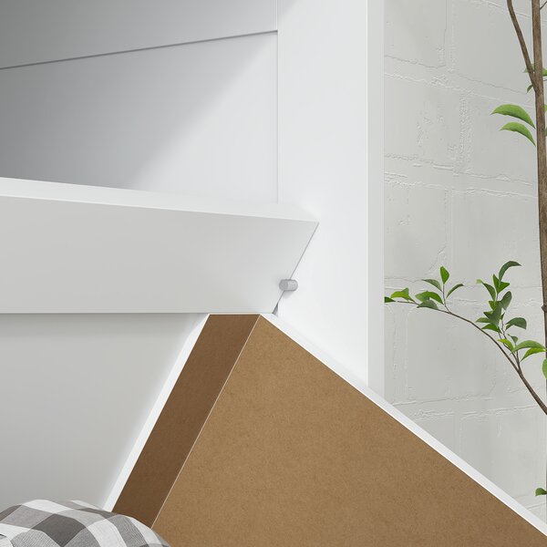 HOMCOM Mobile bagno con cesto portabiancheria, 2 cestini e ante a persiana 70x38x73 cm, bianco | Aosom Italy