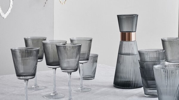 Decanter in vetro grigio da 1 l Grand Cru Nouveau - Rosendahl