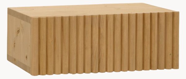 Set di 2 comodini da parete in legno di abete e pino Bali