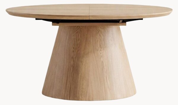 Tavolo allungabile ovale in legno di quercia Violette, 160 - 200 x 100 cm