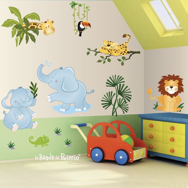 Adesivi murali Il Safari - Adesivi Murali per Bambini