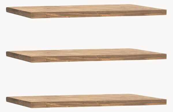 Set di 3 mensole in legno di abete Melva