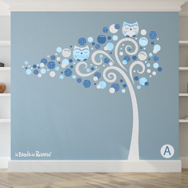 Alberi Albero Famiglia - Adesivi Murali per Bambini