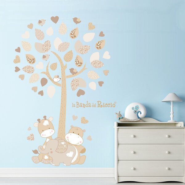 Alberi Albero di Tino Azzurro - Adesivi Murali per Bambini