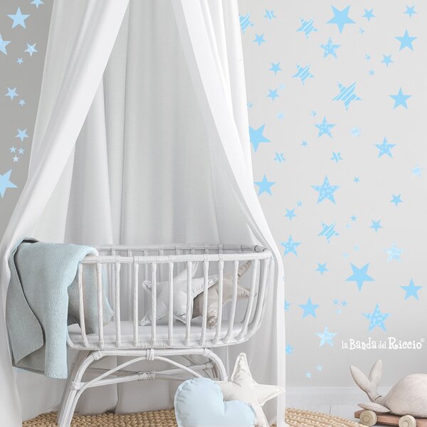 Pattern Le Stelle - Adesivi Murali per Bambini