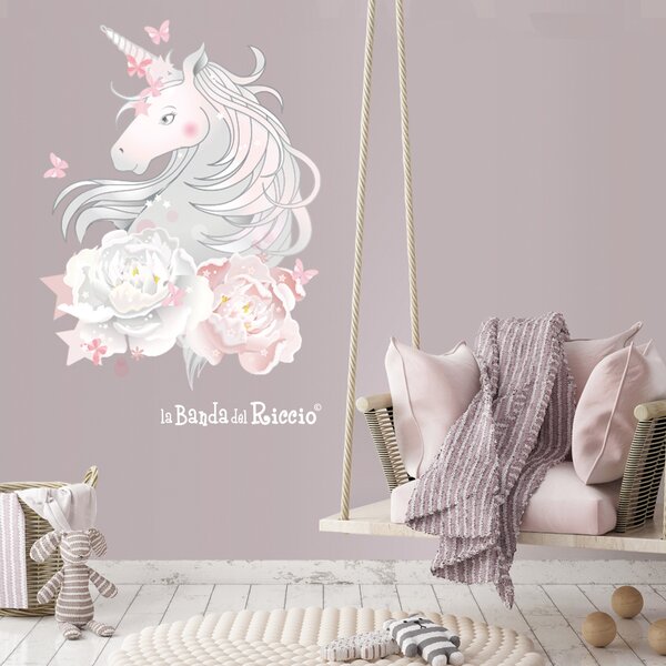 Junior Unicorno - Adesivi Murali per Bambini