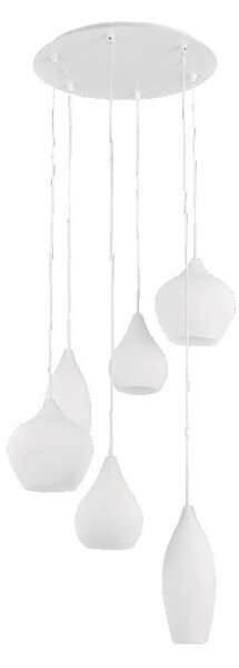 Ideal Lux Soft SP6 lampadario moderno 5 luci per cucina
