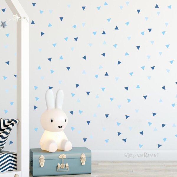 Pattern Pattern Triangoli - Adesivi Murali per Bambini