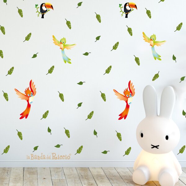 Pattern Pattern Il Safari - Adesivi Murali per Bambini