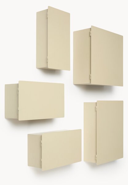 Set di 5 mensole da parete in metallo Kelly