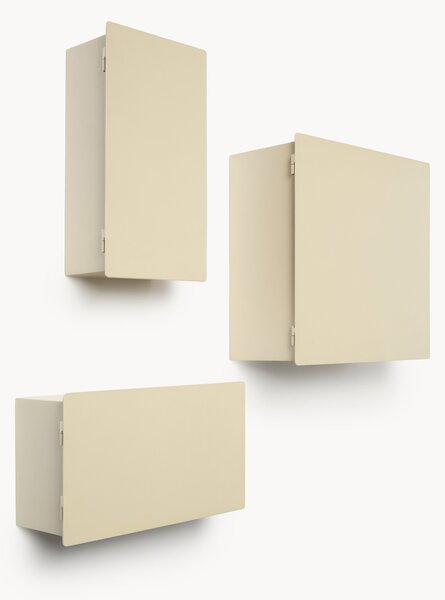 Set di 3 mensole da parete in metallo Kelly
