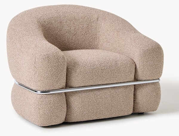 Poltrona in bouclé Wilma