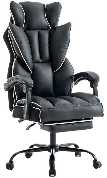 Sedia da gaming - Sedia per videogiochi - Sedia ergonomica - Sedia da ufficio - Rivestimento in ecopelle (PU)