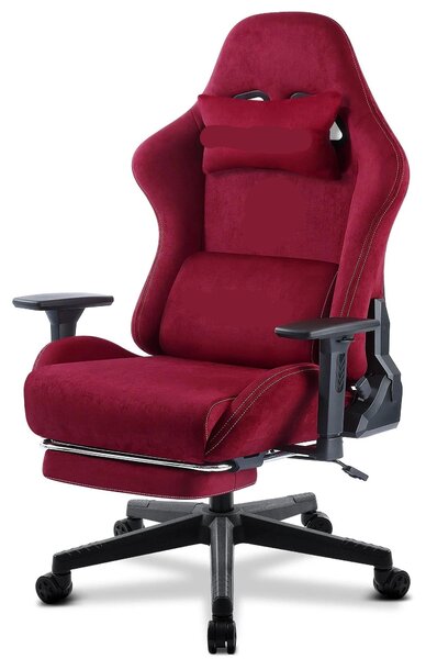 Sedia da gaming, sedia da scrivania, sedia da ufficio con design ergonomico e braccioli regolabili in 3D