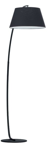 Ideal Lux Pagoda PT1 lampada a piantana curva paralume nero