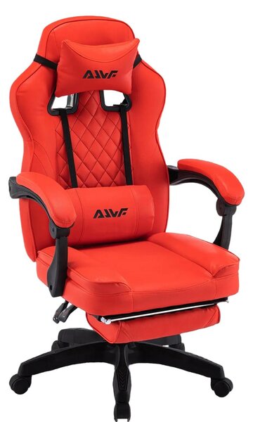 Sedia da gaming - Sedia per videogiochi - Sedia da ufficio - Sedia per e-sport - Sedia ergonomica - Supporto lombare e poggiatesta regolabili