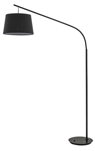 Ideal Lux Daddy PT1 piantana curva paralume nero
