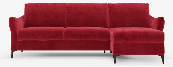 Dalia divano letto con penisola contenitore e materasso alto 18 cm - p