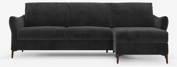 Dalia divano letto con penisola contenitore e materasso alto 18 cm - p