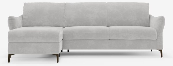 Dalia divano letto con penisola contenitore e materasso alto 18 cm - p