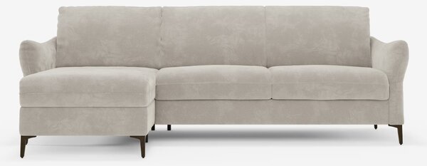 Dalia divano letto con penisola contenitore e materasso alto 18 cm - p