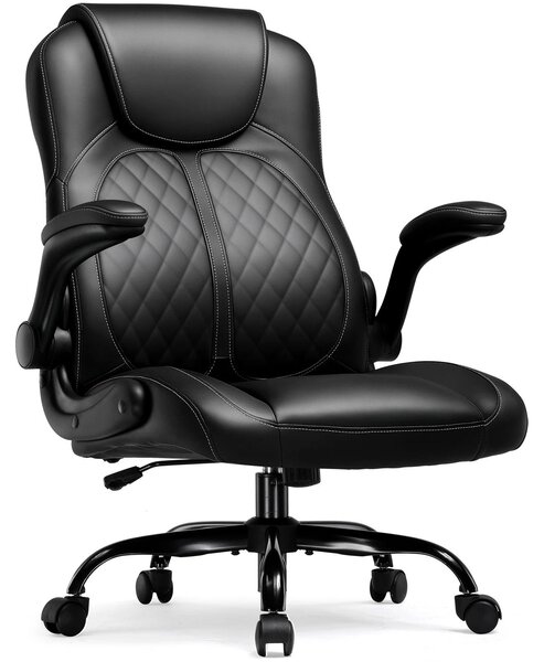 Sedia da gaming – Sedia ergonomica da ufficio – Sedia per giocatori – Braccioli pieghevoli – Funzione basculante