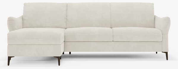 Dalia divano letto con penisola contenitore e materasso alto 18 cm - p