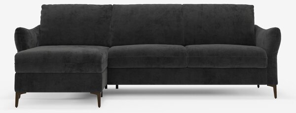 Dalia divano letto con penisola contenitore e materasso alto 18 cm - p