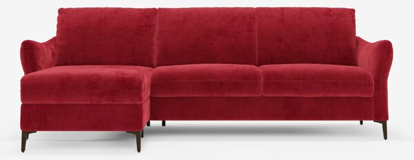 Dalia divano letto con penisola contenitore e materasso alto 18 cm - p