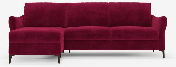 Dalia divano letto con penisola contenitore e materasso alto 18 cm - p
