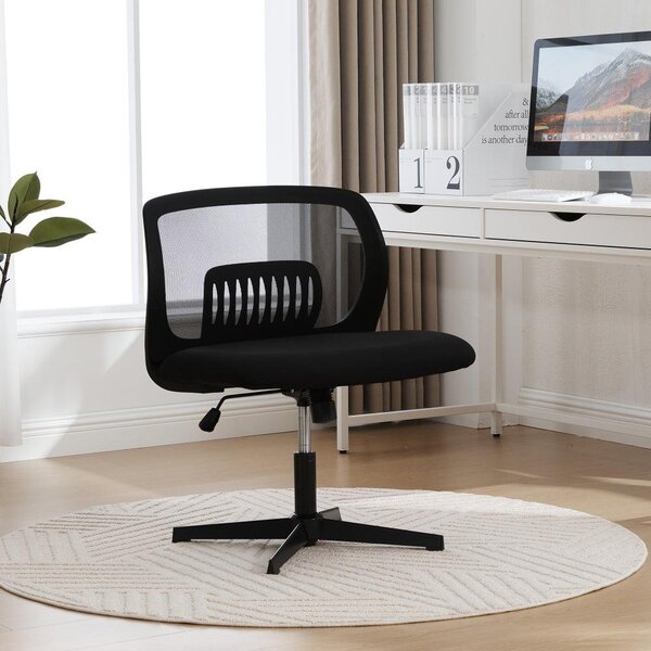 Sedia da ufficio senza braccioli - Sedia ergonomica per ufficio - Sedia per computer - Sedia da ufficio per uso domestico