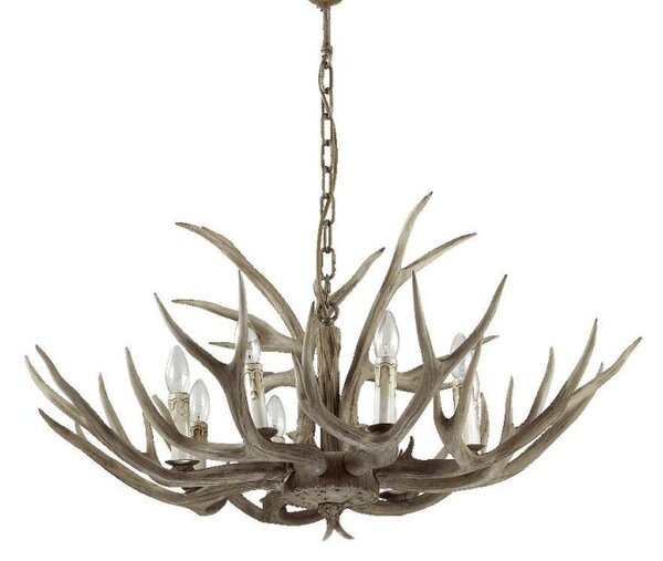 Ideal Lux Chalet SP8 lampadario da sala classico a 8 luci E14 40W
