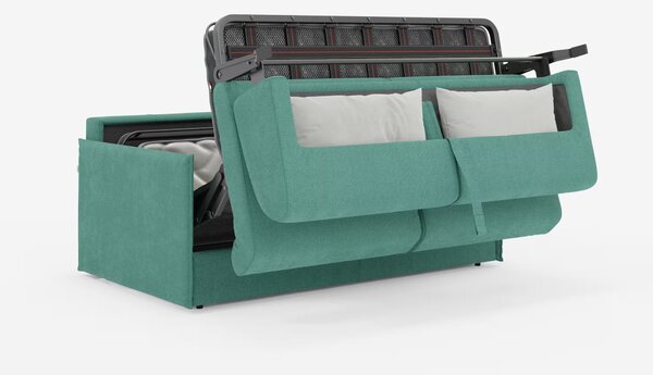 Evans divano letto matrimoniale sfoderabile - design compatto e vano p
