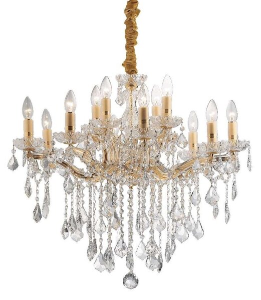 Ideal Lux Florian SP12 lampadario da soffitto classico E14 40W